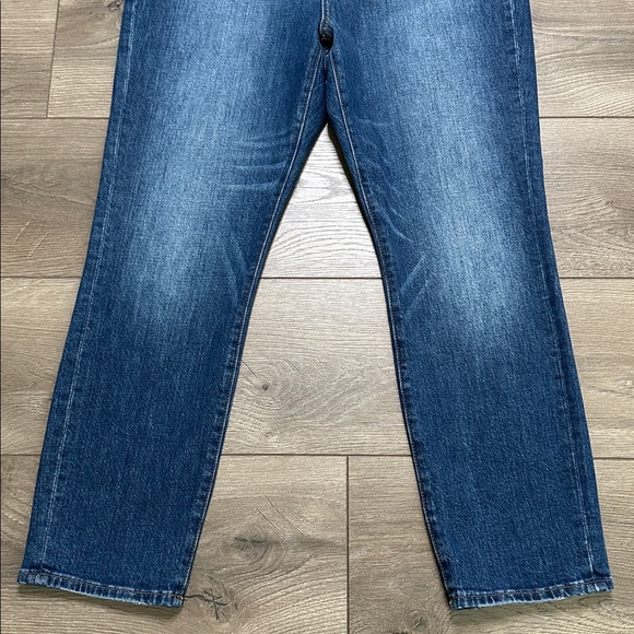 Madewell The Perfect Vintage Button Fly Crop Stretch Blue Jeans Size‎ 28 - Picture 3 of 11